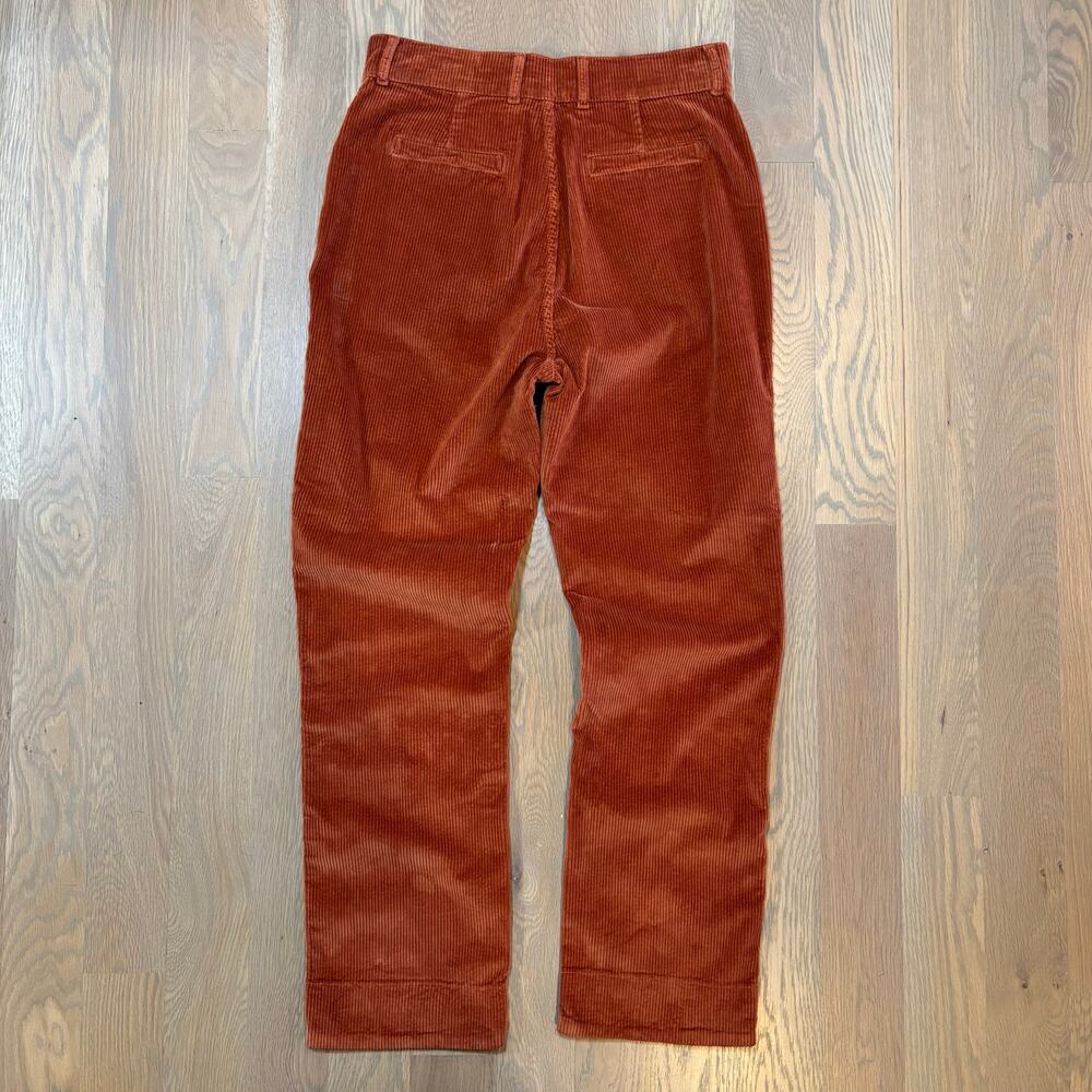 FAHERTY Portland Corduroy Pants High Rise Straight Gingerbread Womens Size 30 - Picture 3 of 9
